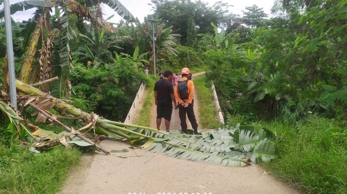 Jembatan di Babakan Madang, Bogor, ambruk (dok istimewa)