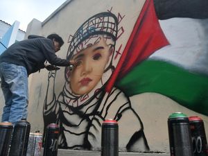 Mural untuk Palestina di Bogor Suarakan Perjuangan dan Perdamaian