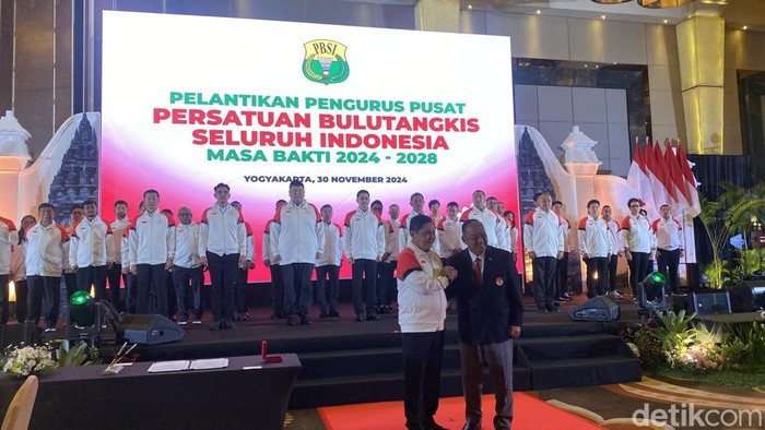 Pengurus PP PBSI resmi dilantik di Jogja, Sabtu (30/11/2024).