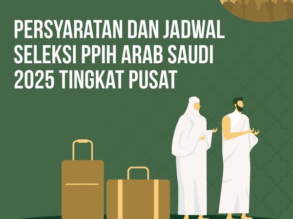 Seleksi PPIH Arab Saudi 2025 Tingkat Pusat, Persyaratan dan Jadwal Seleksi