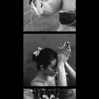 Dari foto yang dibagikan terlihat Ariel menjalani satu per satu rangkaian upacara adat tersebut dengan khusyuk. Foto: Instagram/@arieltatum