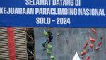 Penyandang Disabilitas Beradu Cepat di Kejuaraan Panjat Tebing
