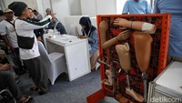 Beragam produk alat bantu gerak untuk menyandang disabilitas dipamerkan.