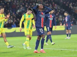 PSG Vs Nantes Tuntas 1-1