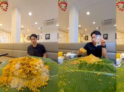 Gokil! TikToker Lahap Habis Biryani 8 Kg Kurang dari 1 Jam