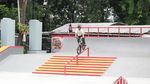 Serunya Aksi Rider BMX di Taman Bungkul Surabaya