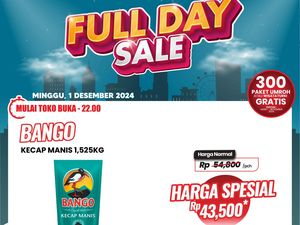 Transmart Full Day Sale! Beli Kecap Manis Harganya Miring Banget