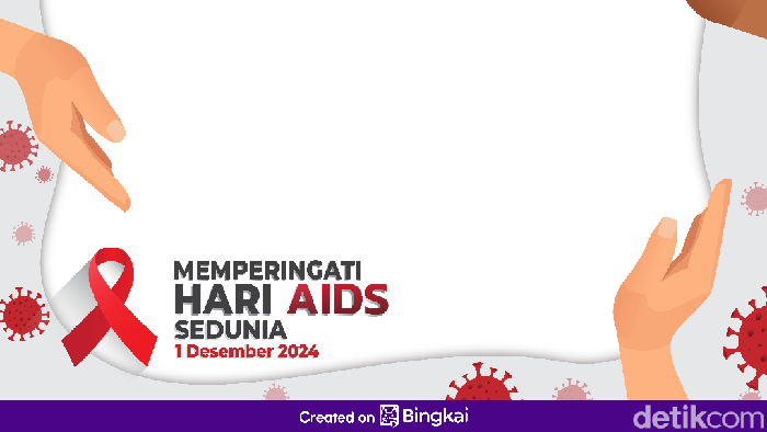 Twibbon Hari AIDS Sedunia 2024