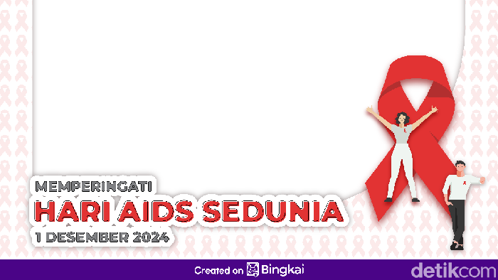 Twibbon Hari AIDS Sedunia 2024