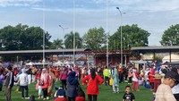 Senam di Lapangan Kerkof Garut.