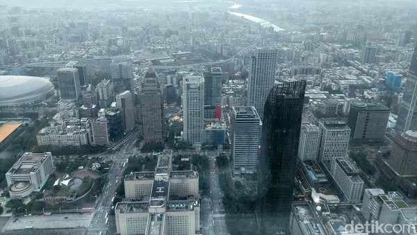Foto: Kota Taipei dari Gedung Tertinggi di Taiwan