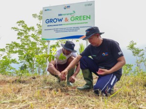 BRI Tanam 5.000 Bibit Pohon Produktif di Desa Kutuh Bali