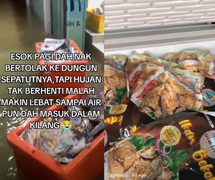 Gegara Kebanjiran, Penjual Ini Jual Rugi 6.000 Kg Ikan!