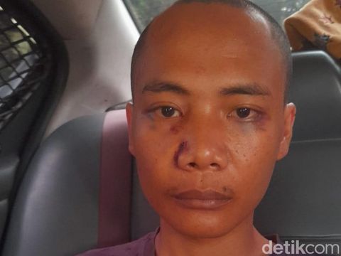 Hendar Sutriawan (29), tersangka pembunuh pelajar SMK di Ciomas, Kabupaten Bogor.