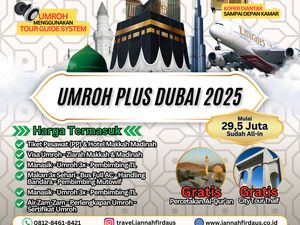 Umroh Plus Dubai 10 Hari 2025 Mulai 29 Jutaan