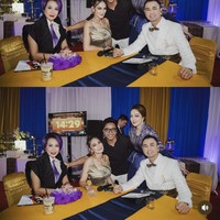Berpose bersama rekan-rekannya, pesona kekasih Maxime Bouttier itu begitu terpancar. Tak sedikit netizen yang memberikan pujian pada penampilan Luna. Foto: Instagram/@lunamaya
