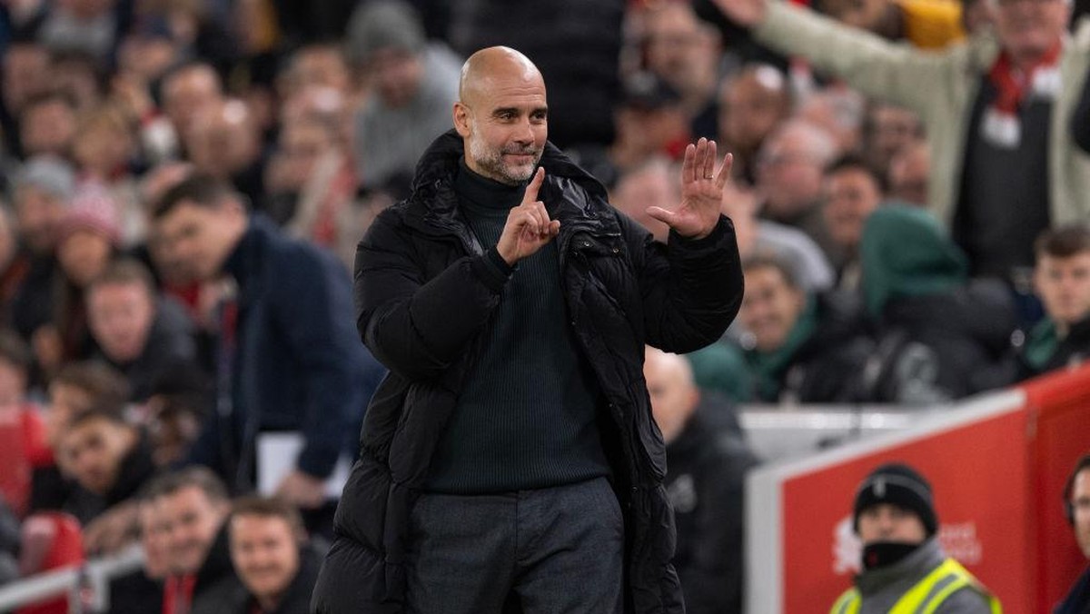 Pep Guardiola kaget diejek fans Liverpool (Visionhaus/Getty Images/Visionhaus)