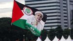 Potret Reuni Akbar 212 di Monas, Bendera Palestina Dibentangkan