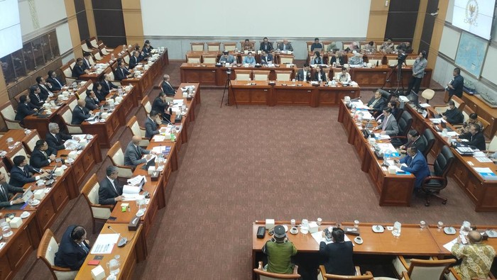 Rapat Komisi I DPR dengan Menlu (Dwi/detikcom)