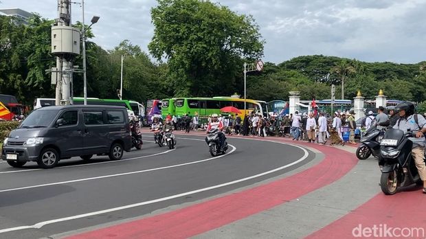 Reuni 212 di Monas selesai. (Taufiq/detikcom)