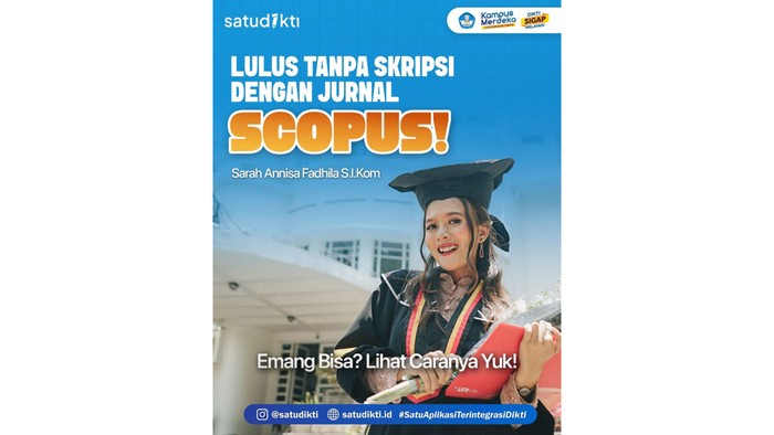 Sarah, mahasiswa UPI yang berhasil lulus tanpa skripsi lewat publikasi di Scopus