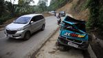 Sempat Tertimbun Longsor, Jalur Medan-Berastagi Bisa Dilalui Lagi