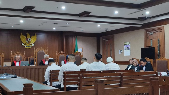 Sidang pleidoi kasus pungli di rutan KPK (Wilda/detikcom)
