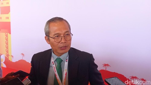 Wakil Ketua KPK Alexander Marwata di sela acara ASEAN-PAC di Denpasar, Bali, Senin (2/12/2024).