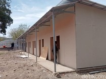 12 Unit Huntara untuk Korban Erupsi Lewotobi Telah Dibangun