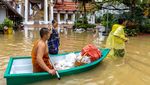 Banjir Merendam Thailand, Paksa Ribuan Orang Mengungsi