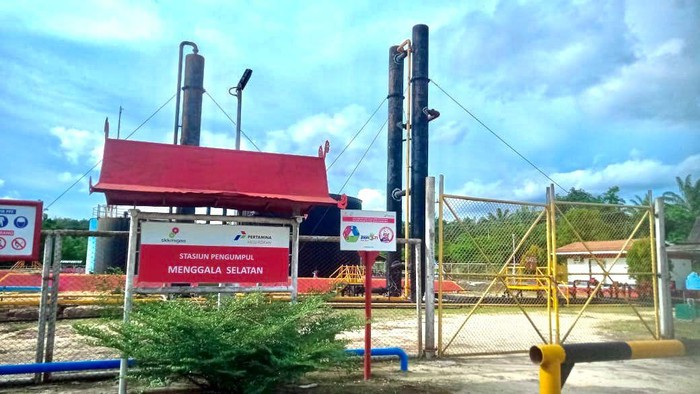 Foto: Stasiun Pengumpul di Lapangan Minyak Menggala South, WK Rokan (Dok Ist)