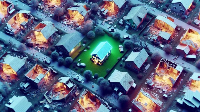 Ilustrasi perlindungan rumah
