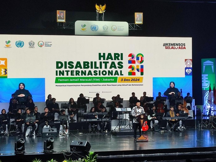 Mensos Gus Ipul hadiri acara Hari Disabilitas Internasional (Wilda/detikcom)