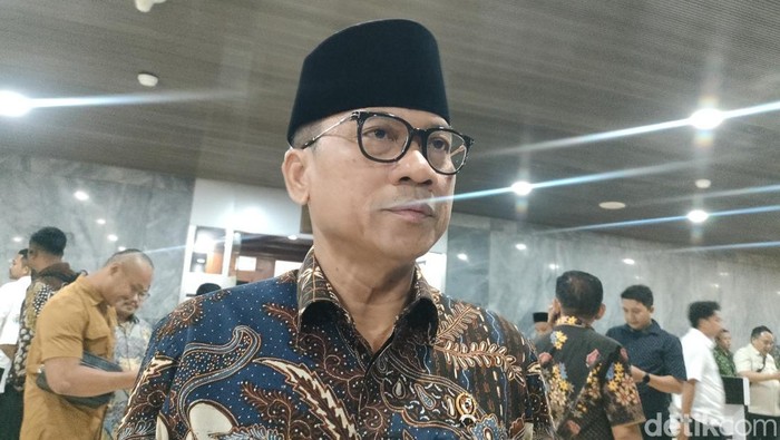 Menteri Desa dan Pembangunan Daerah Tertinggal (PDT), Yandri Susanto (Dwi Rahmawati/detikcom)
