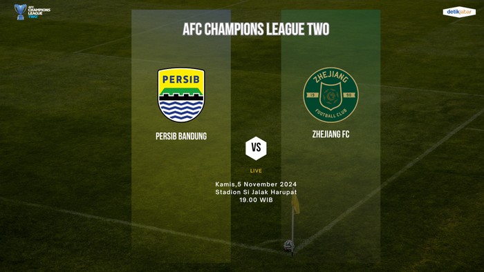 Persib Bandung vs Zhejiang FC.