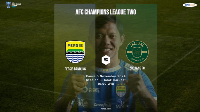 Persib Bandung vs Zhejiang FC.