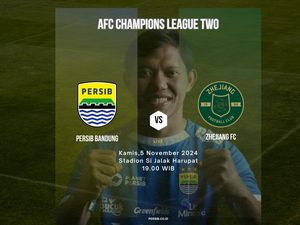 Susunan Pemain Persib Vs Zhejiang FC: Rachmat Irianto Starter