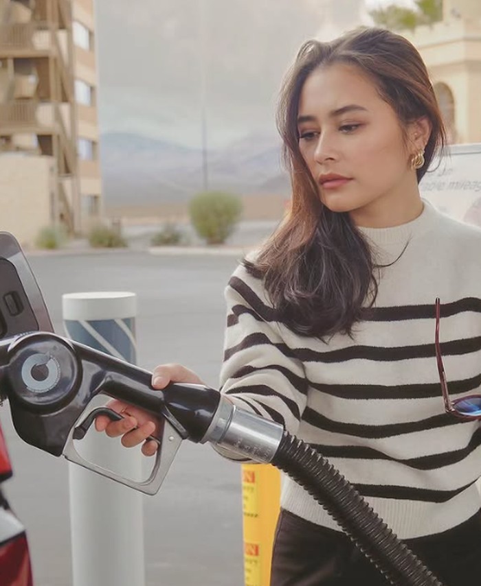Prilly Latuconsina Prilly Latuconsina Cicip Toast di Las Vegas dan Somtam Thailand