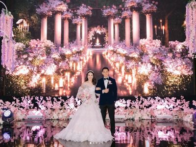 Resepsi Pernikahan Pebulu Tangkis Rian Ardianto-Ribka Sugiarto, Cantik Bak Princess