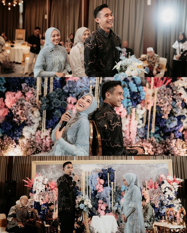 Rizky berniat mempersunting Sendy setelah keduanya cukup lama berpacaran. Dikatakan jika pria 23 tahun tersebut mulai berhubungan dengan Sendy sejak SMA. Di TikTok, Shendy menulis “After 9 years, i finally engaged to my high school friend,” Foto: Dok. Instagram @haunty_photostory