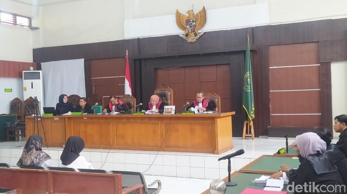 Sidang kasus korupsi penerbitan sertifikat program Pendaftaran Tanah Sistematis Lengkap (PTSL) digelar di Pengadilan Negeri Palembang