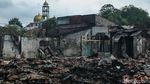 Sisa-sisa Kebakaran Maut di Lapak Salemba Jakpus