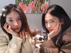 Cantiknya Song Hye Kyo Rayakan Ultah Bareng Suzy, Visualnya Bikin Terpana