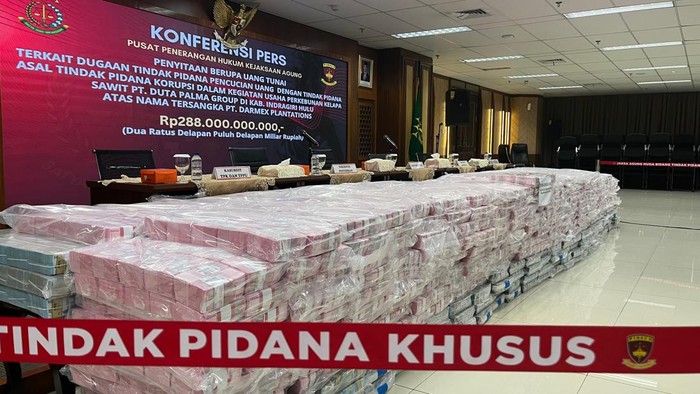Tumpukan Rp 288 M Bagai Kasur Disita Kejagung di Kasus TPPU Duta Palma