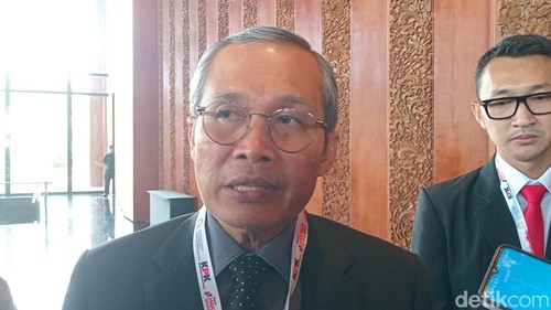 Wakil Ketua KPK Alexander Marwata dalam acara di Sanur, Denpasar, Selasa (3/12/2024). (Aryo Mahendro/detikBali)