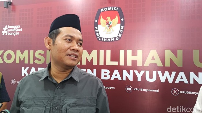 Divisi Tekhnis Komisioner KPU Kabupaten Banyuwangi Anang Lukman