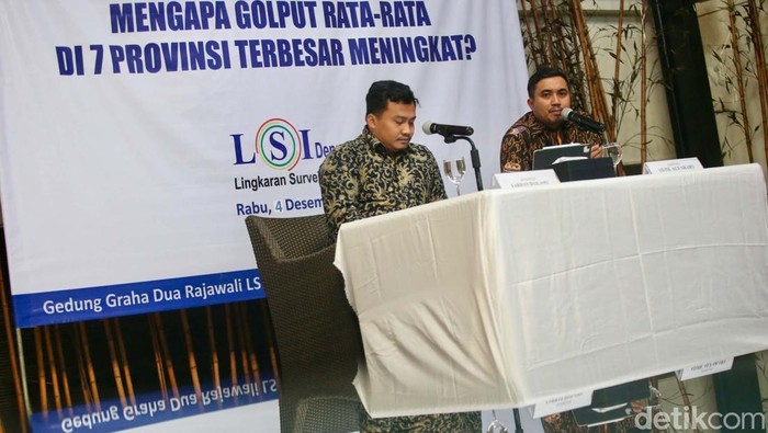 Angka Golput pada Pilkada serentak 2024 di 7 provinsi terbesar di Indonesia meningkat. Angkanya mencapai 37,63 persen.