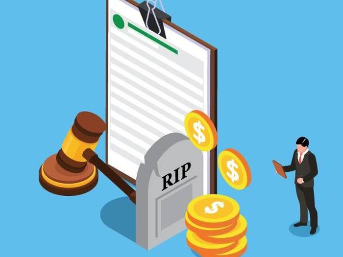 legal will and inheritance 3d isometric vector illustration concept for banner, website, landing page, ads, flyer template