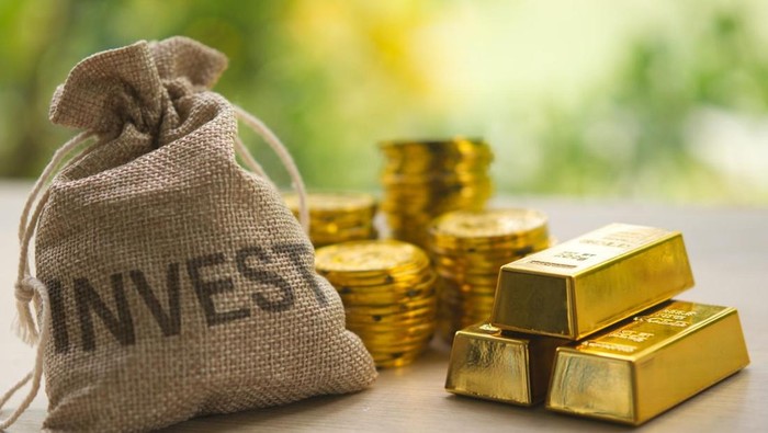 Ilustrasi investasi emas