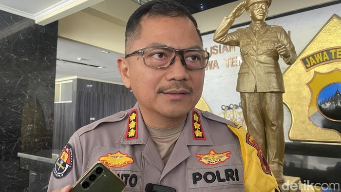 Kabid Humas Polda Jateng Kombes Artanto di Mapolda Jateng, Kelurahan Mugassari, Kecamatan Semarang Selatan, Rabu (4/12/2024).